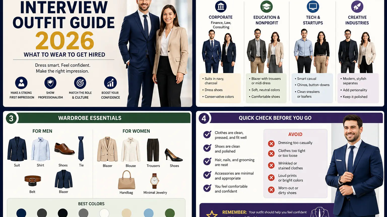 How to Dress for Interviews: A Modern Guide to Making a Strong First Impression