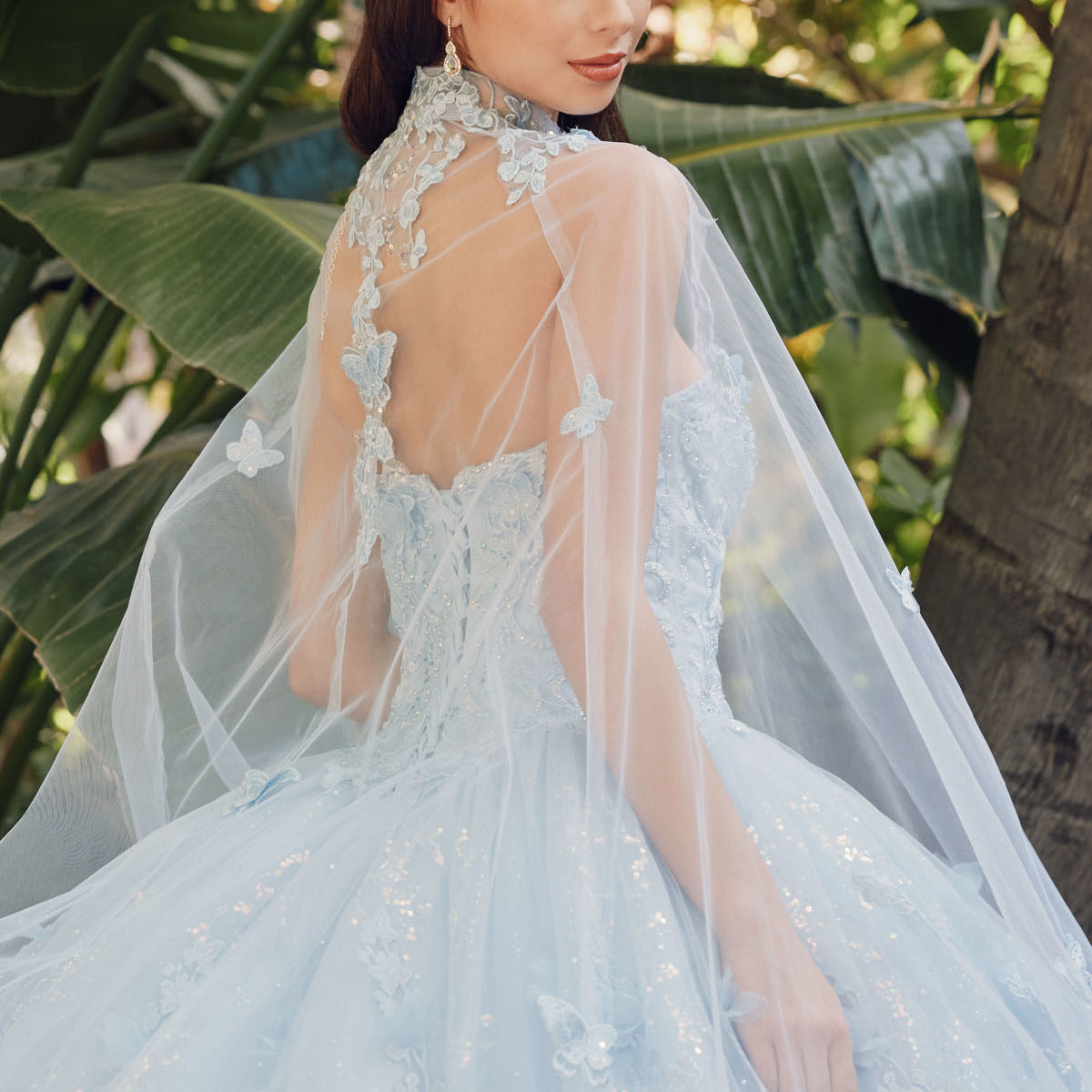 Mint Green V-Neck Flowy Prom Dress | SMCDress Mint Green V-Neck Flowy Prom Dress | SMCDress
