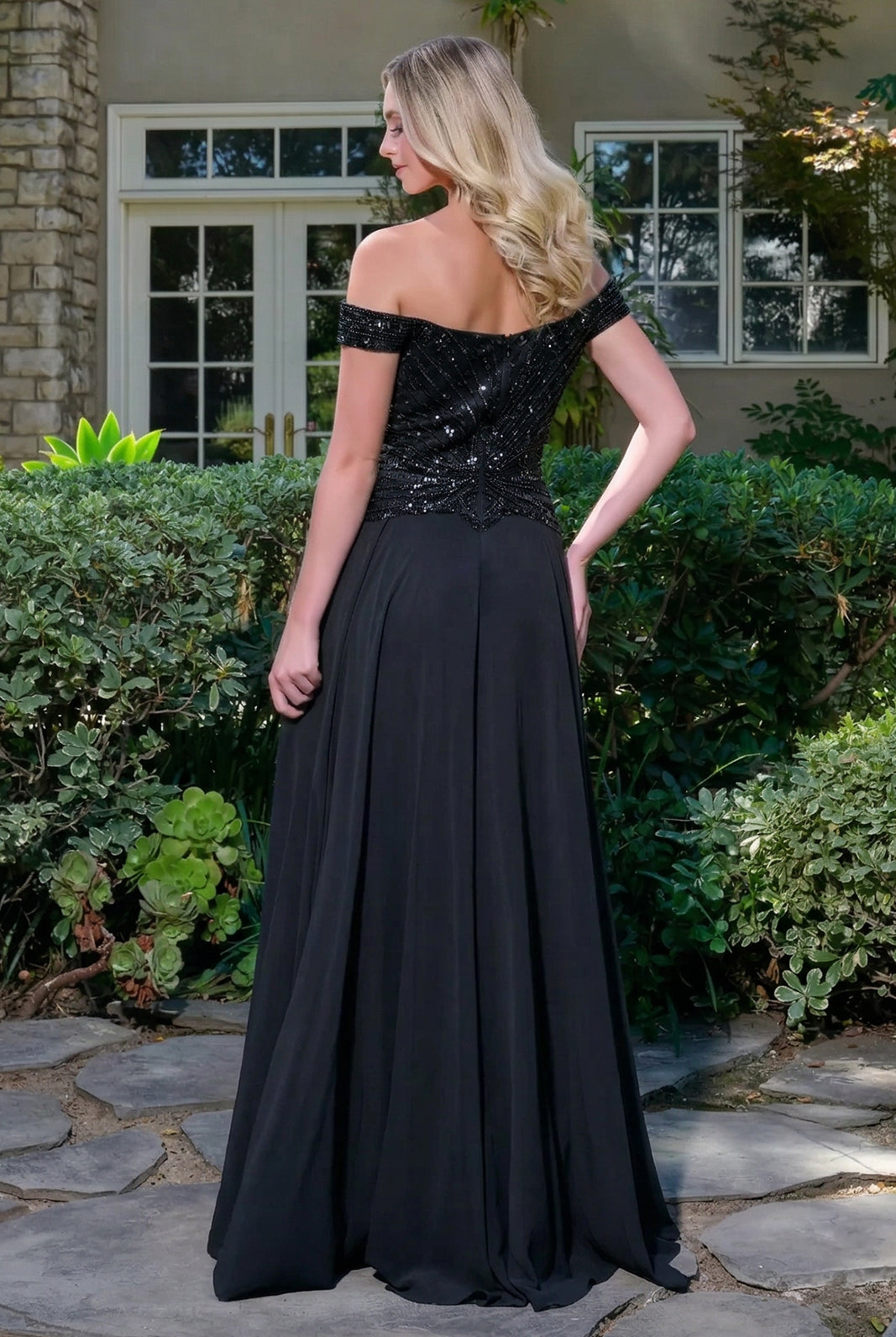Black Long Evening Dress – Elegant Party Style