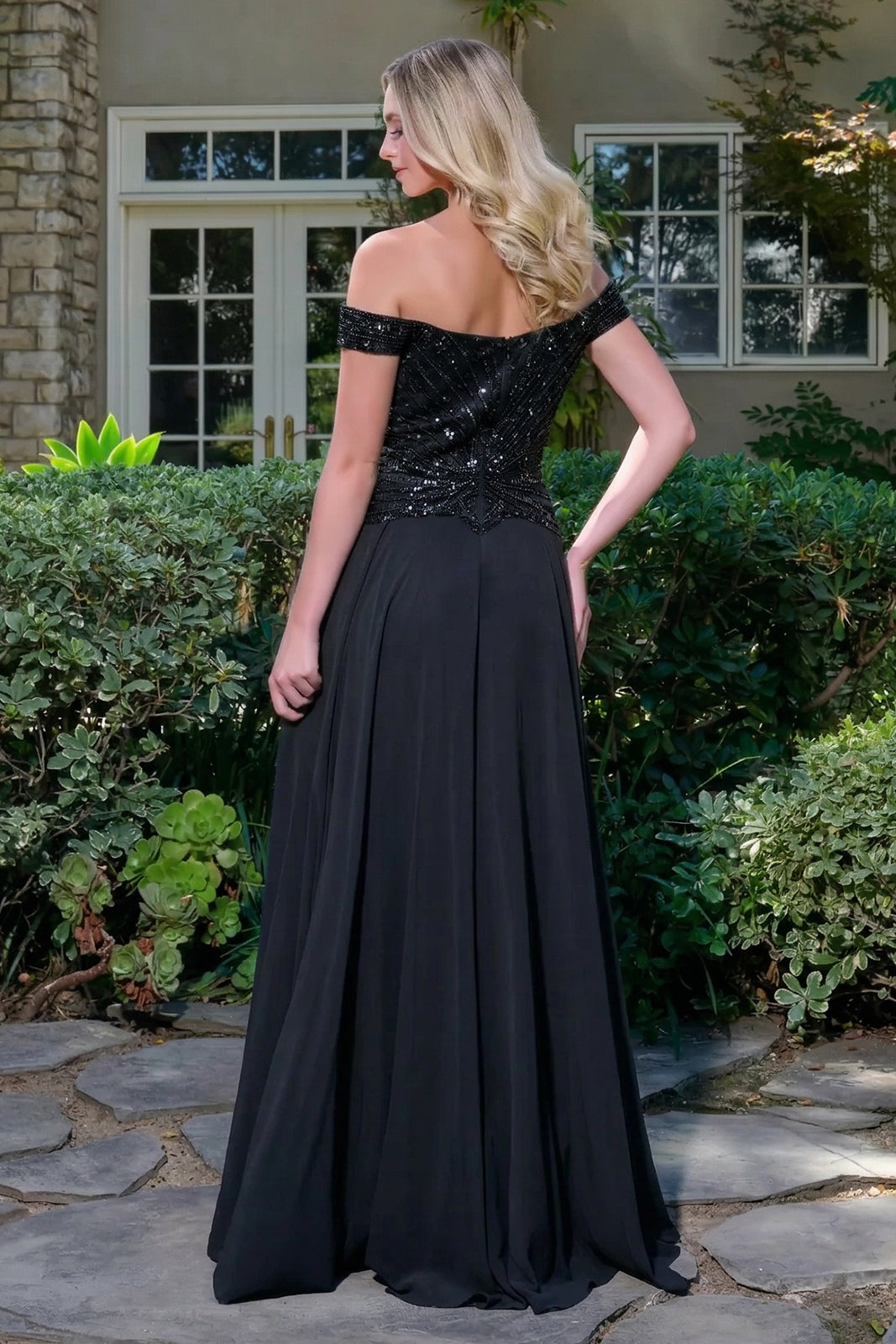 Black Long Evening Dress – Elegant Party Style