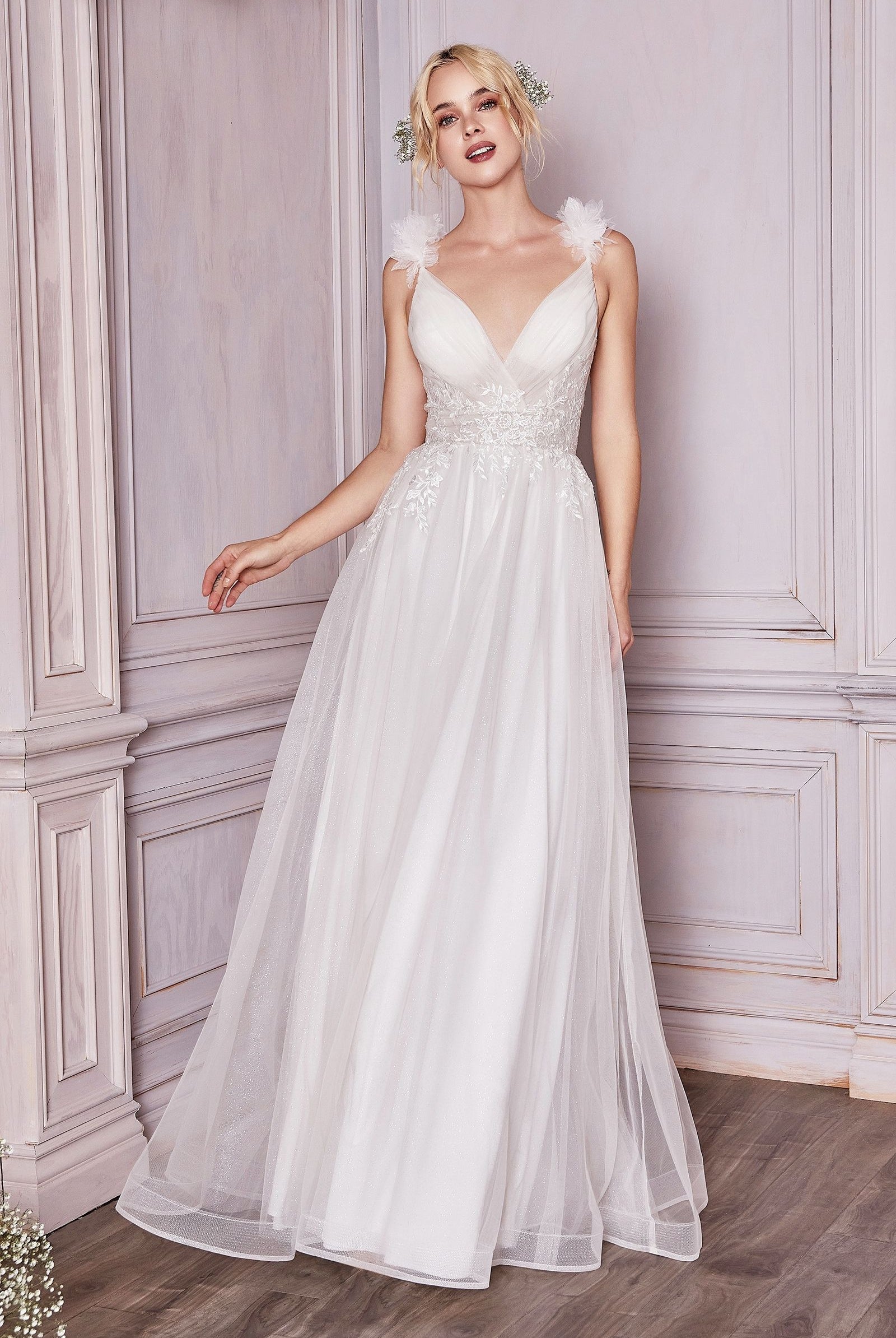 A-line bridal gown-smcdress