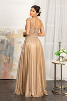 Beads Embellished Embroidered A-line Dress-smcdress