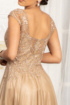 Beads Embellished Embroidered A-line Dress-smcdress