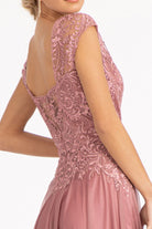 Beads Embellished Embroidered A-line Dress-smcdress