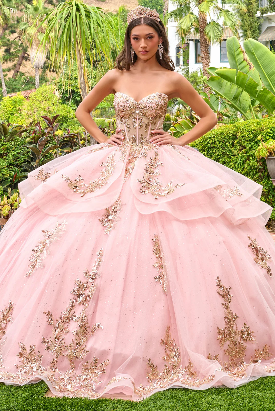 Blush Long Evening Dress – Elegant Party Style