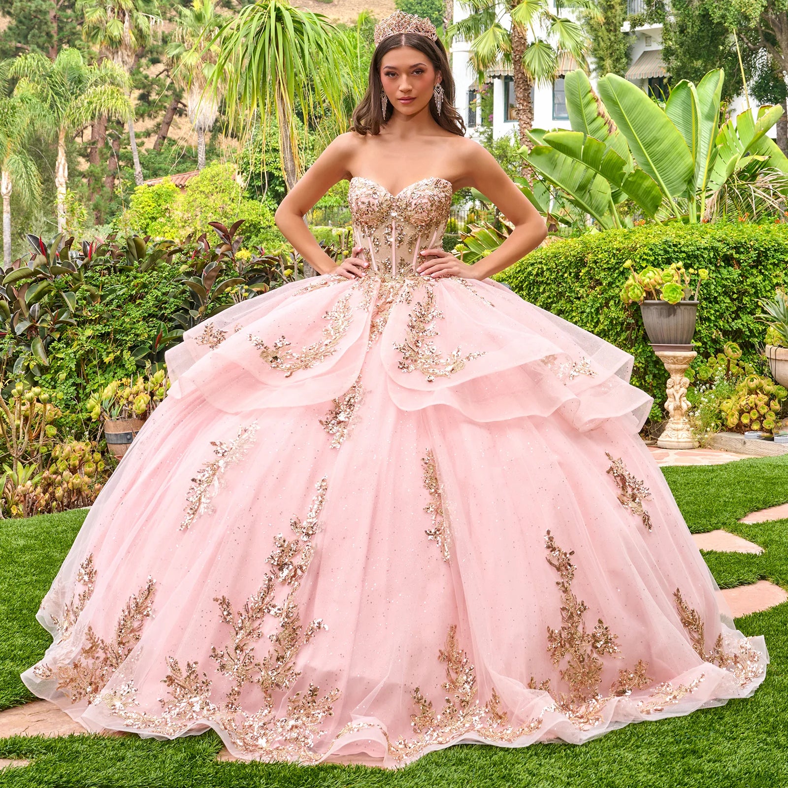 Blush Long Evening Dress – Elegant Party Style