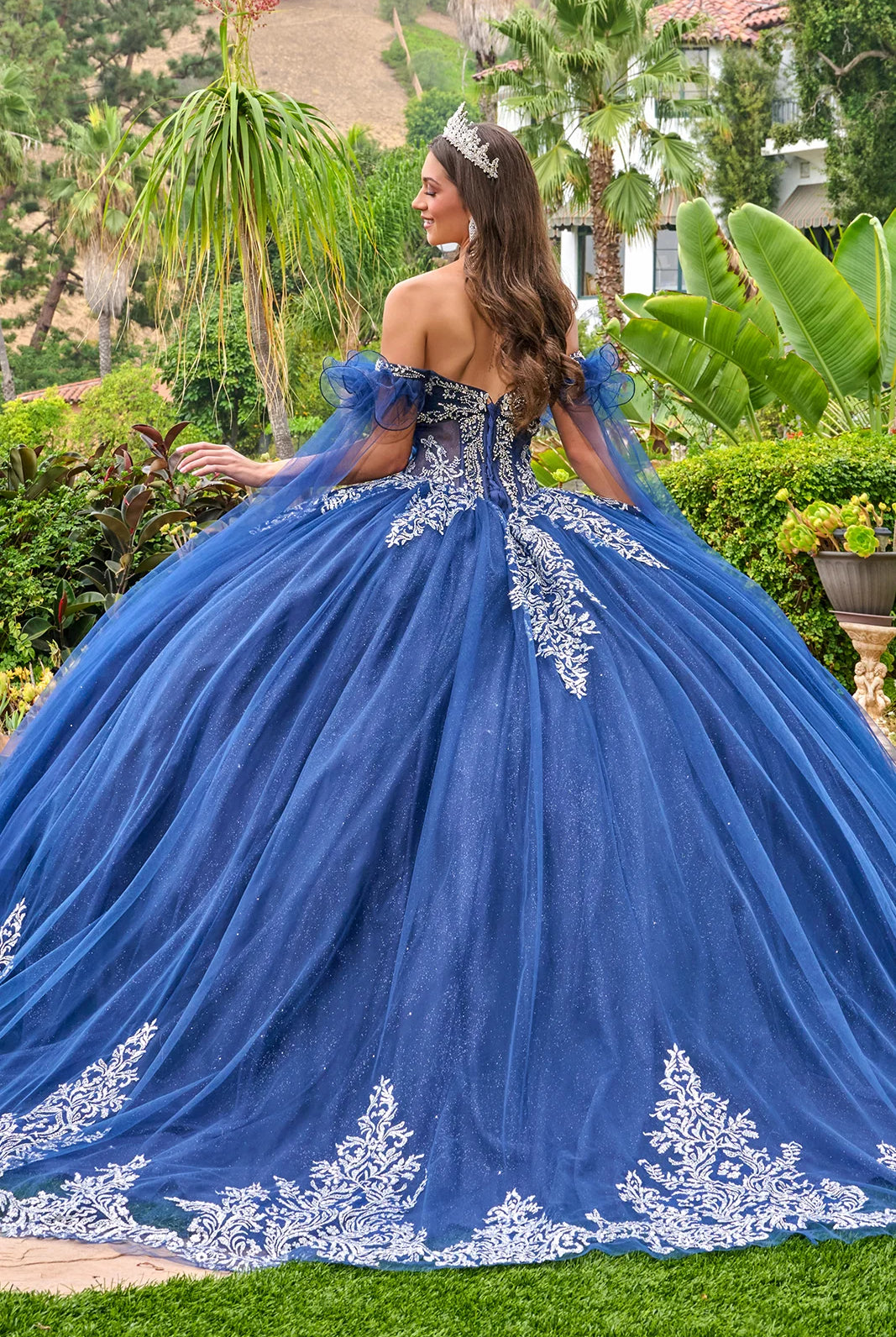 Navy Long Evening Dress – Elegant Party Style