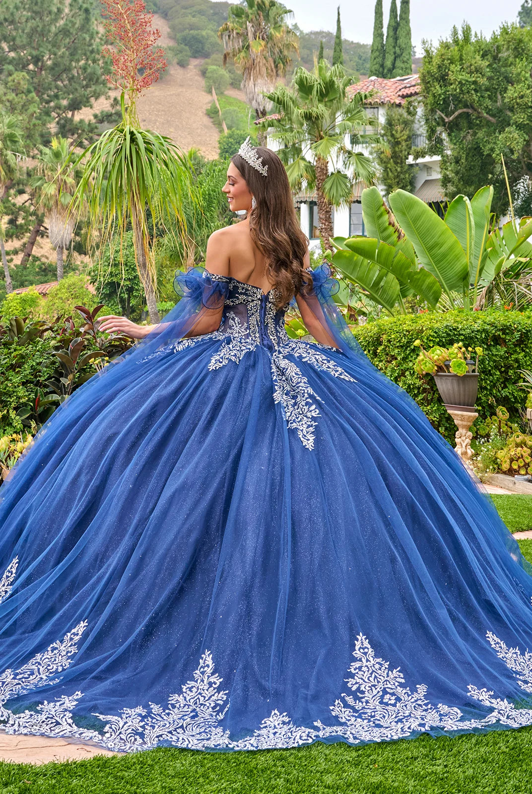 Navy Long Evening Dress – Elegant Party Style