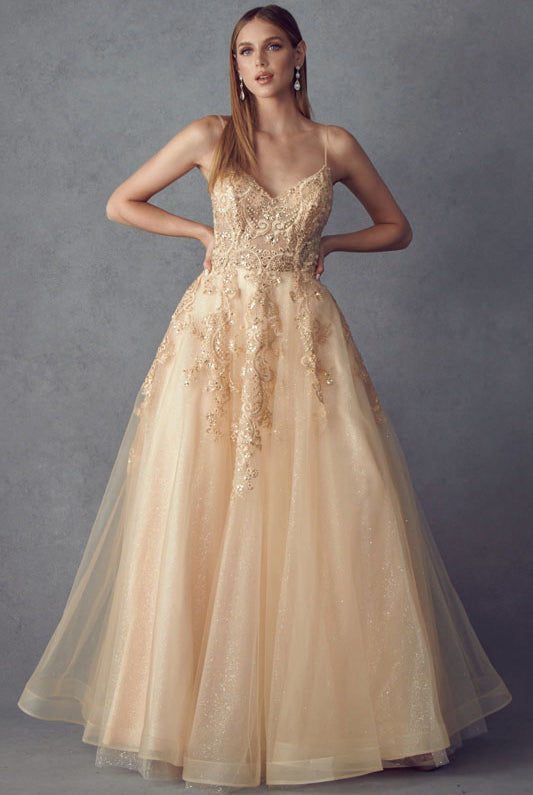 Open back ball gown-smcdress