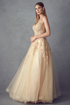 Open back ball gown-smcdress
