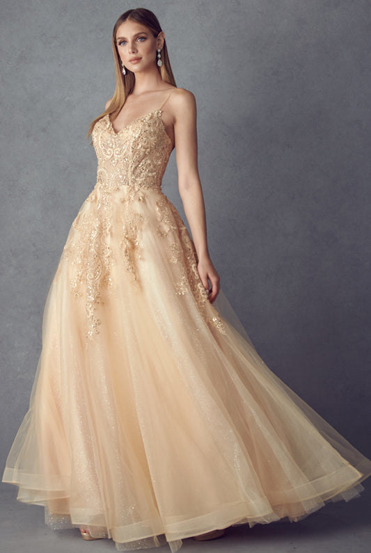 Open back ball gown-smcdress