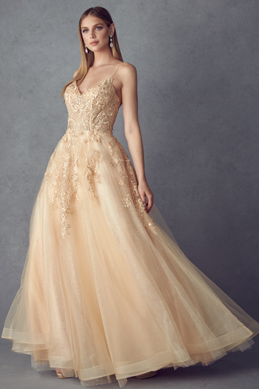 Open back ball gown-smcdress