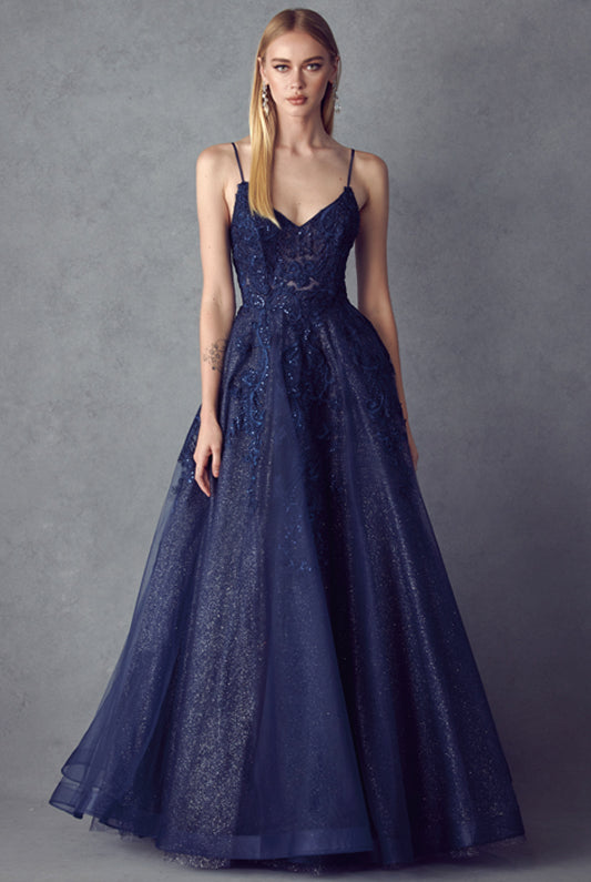 Open back ball gown-smcdress