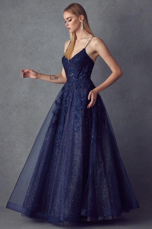 Open back ball gown-smcdress