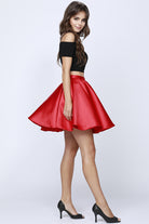 2-Piece Cold-Shoulder Dress for Cocktail & Homecoming-smcdress