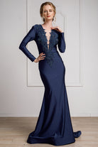 Illusion Mermaid Prom Dress-smcdress