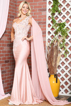 3D Floral Mermaid Dress - Evening & Prom-smcdress