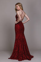 Embroidered Lace Mermaid Dress for Prom & Evening-smcdress