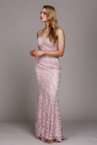 Embroidered Lace Mermaid Dress for Prom & Evening-smcdress