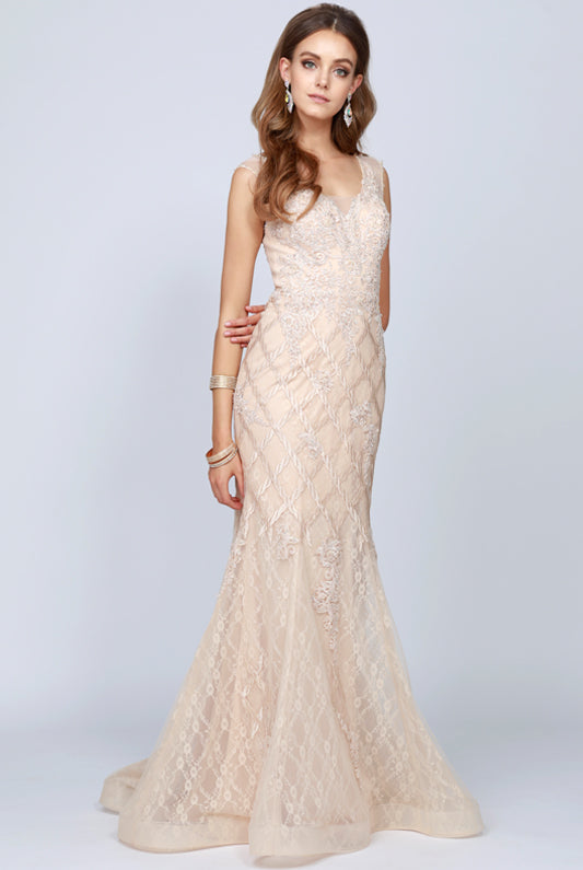 Lace Mermaid Long Prom & Wedding Dress-smcdress