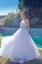 Open back ball gown-smcdress