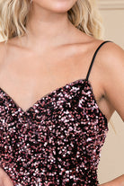 Embroidered Sequins Sweetheart Dress-smcdress