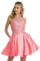 Beaded Short Dress for Cocktail & Homecoming-smcdress