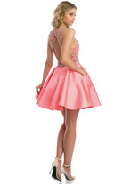 Beaded Short Dress for Cocktail & Homecoming-smcdress