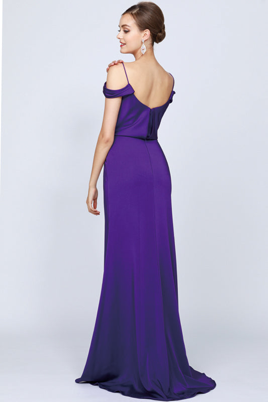 Off Shoulder Mermaid Long Evening Dress-smcdress
