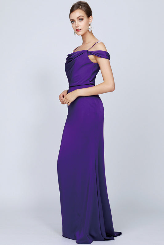 Off Shoulder Mermaid Long Evening Dress-smcdress