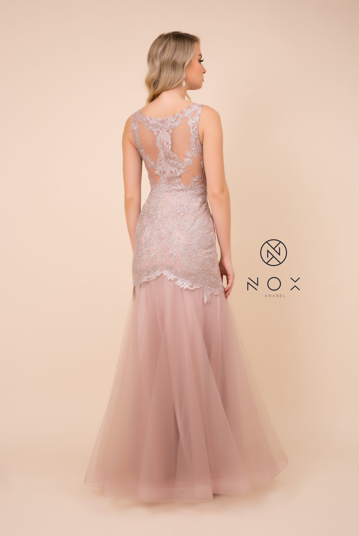Tulle Mermaid Long Evening & MOB Dress-smcdress