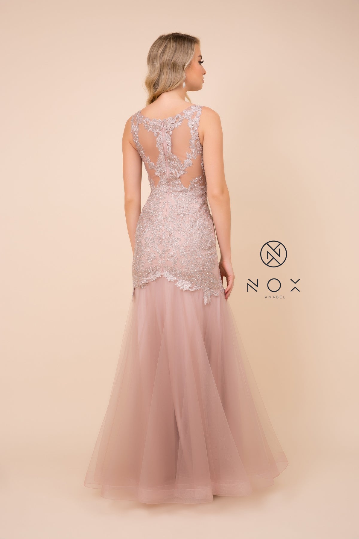 Tulle Mermaid Long Evening & MOB Dress-smcdress