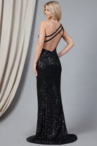 Embellished Sequins Prom Dress-smcdress