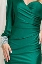 Mermaid Satin Prom Dress with One Shoulder-smcdress