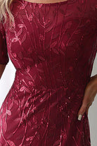 Embroidered Lace Mermaid Prom & MOB Dress-smcdress