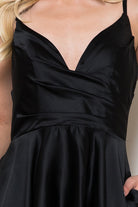Short Satin Babydoll Dress-smcdress