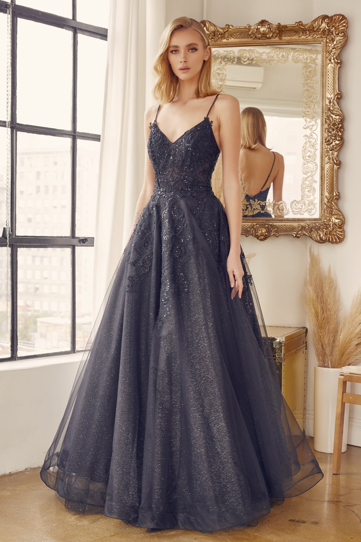 Open back ball gown-smcdress