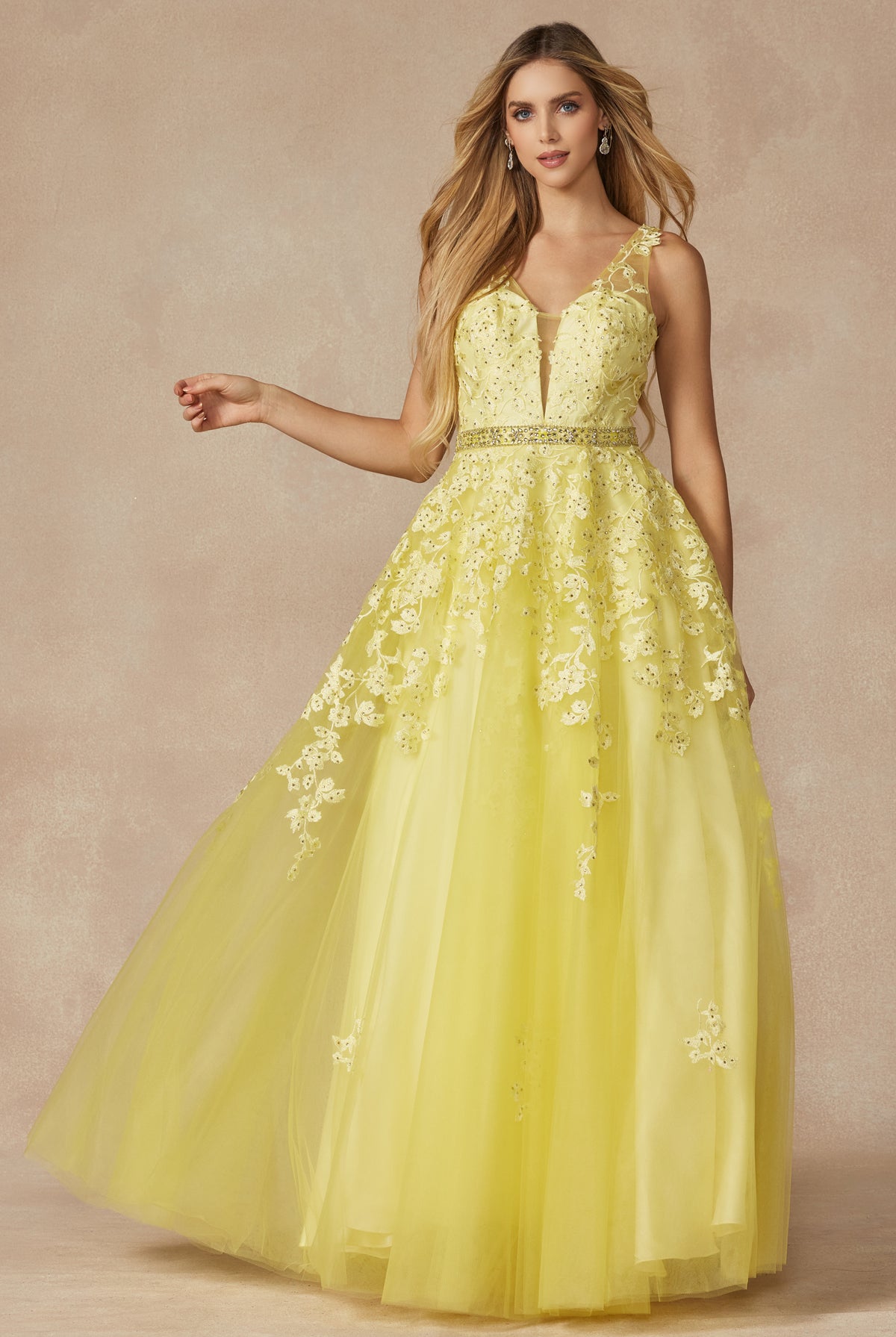 Floral evening dress