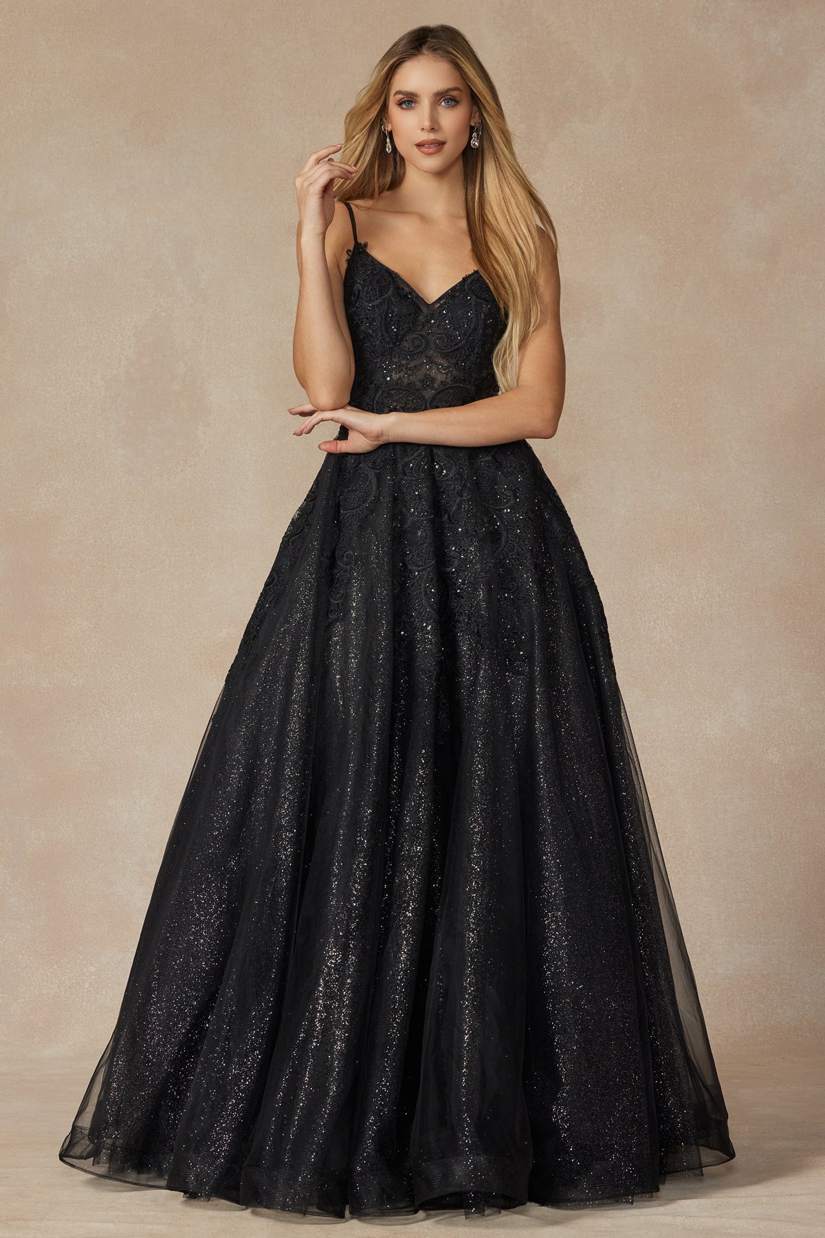 Open back ball gown-smcdress