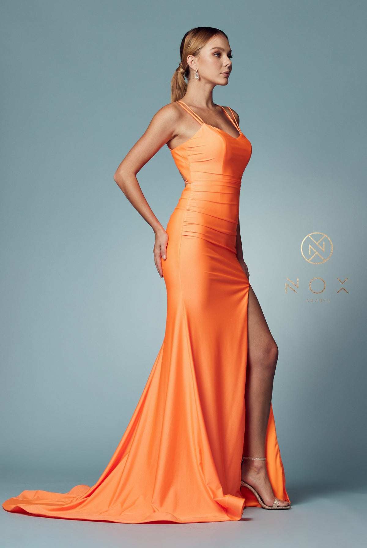 Sweetheart Spaghetti Straps Dress for Evening Bridesmaids-smcdress