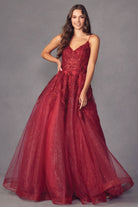 Open back ball gown-smcdress