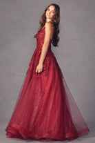 Open back ball gown-smcdress