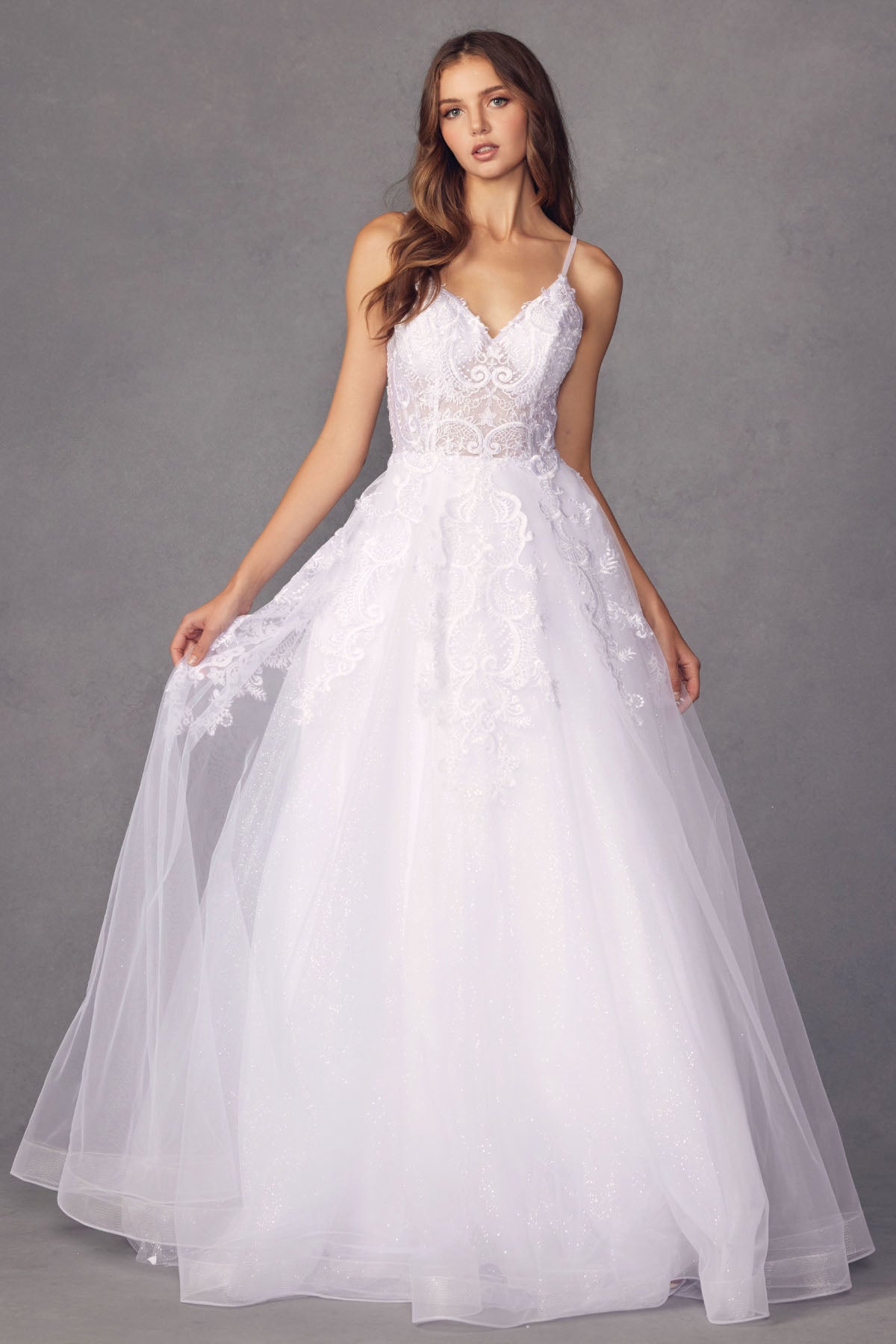 Open back ball gown-smcdress