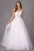 Open back ball gown-smcdress
