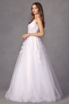 Open back ball gown-smcdress