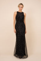 Sequin High Neck Mermaid Dress-smcdress