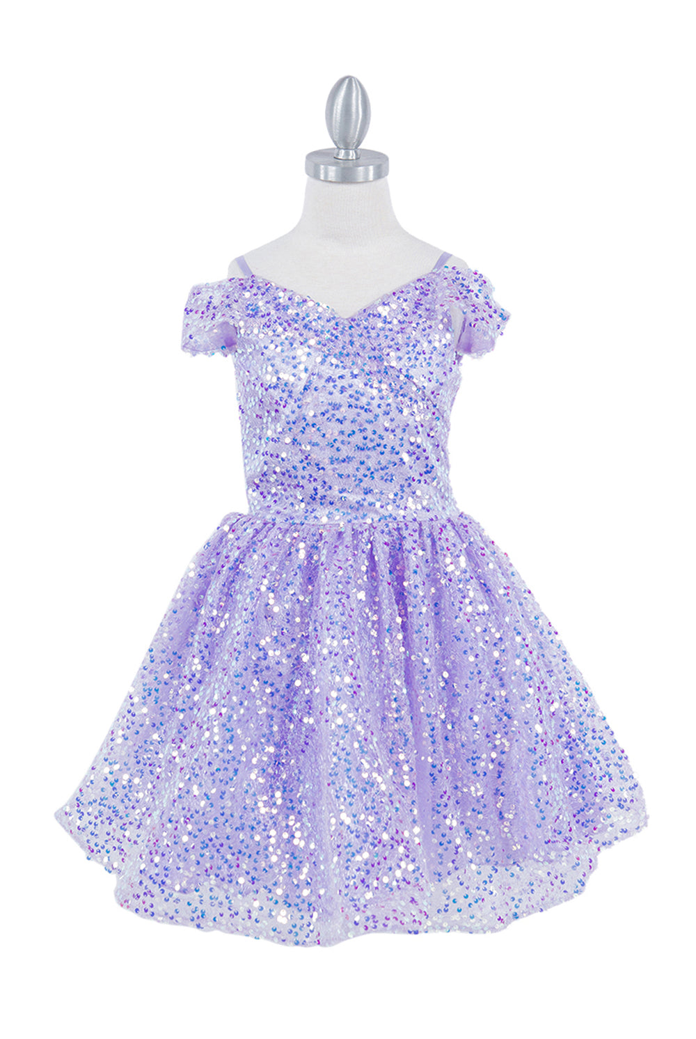 Off shoulder sequin party dress with tapered bottom skirt-smcdress