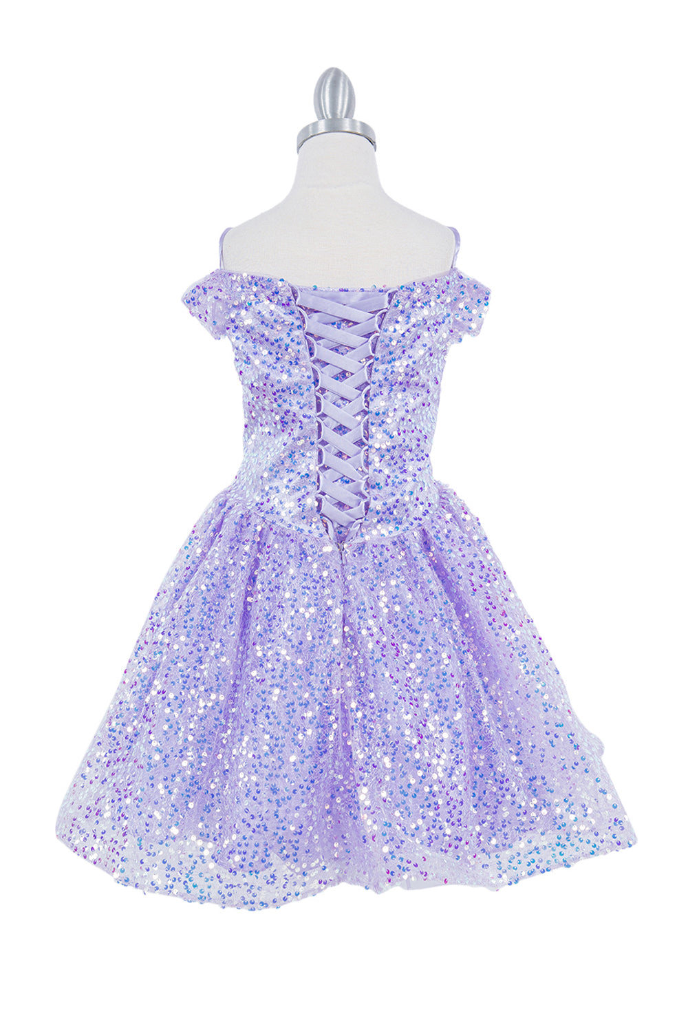 Off shoulder sequin party dress with tapered bottom skirt-smcdress
