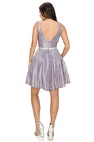 Beaded belt cocktail dress-smcdress