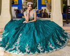 Hunter green quinceanera dress alternative